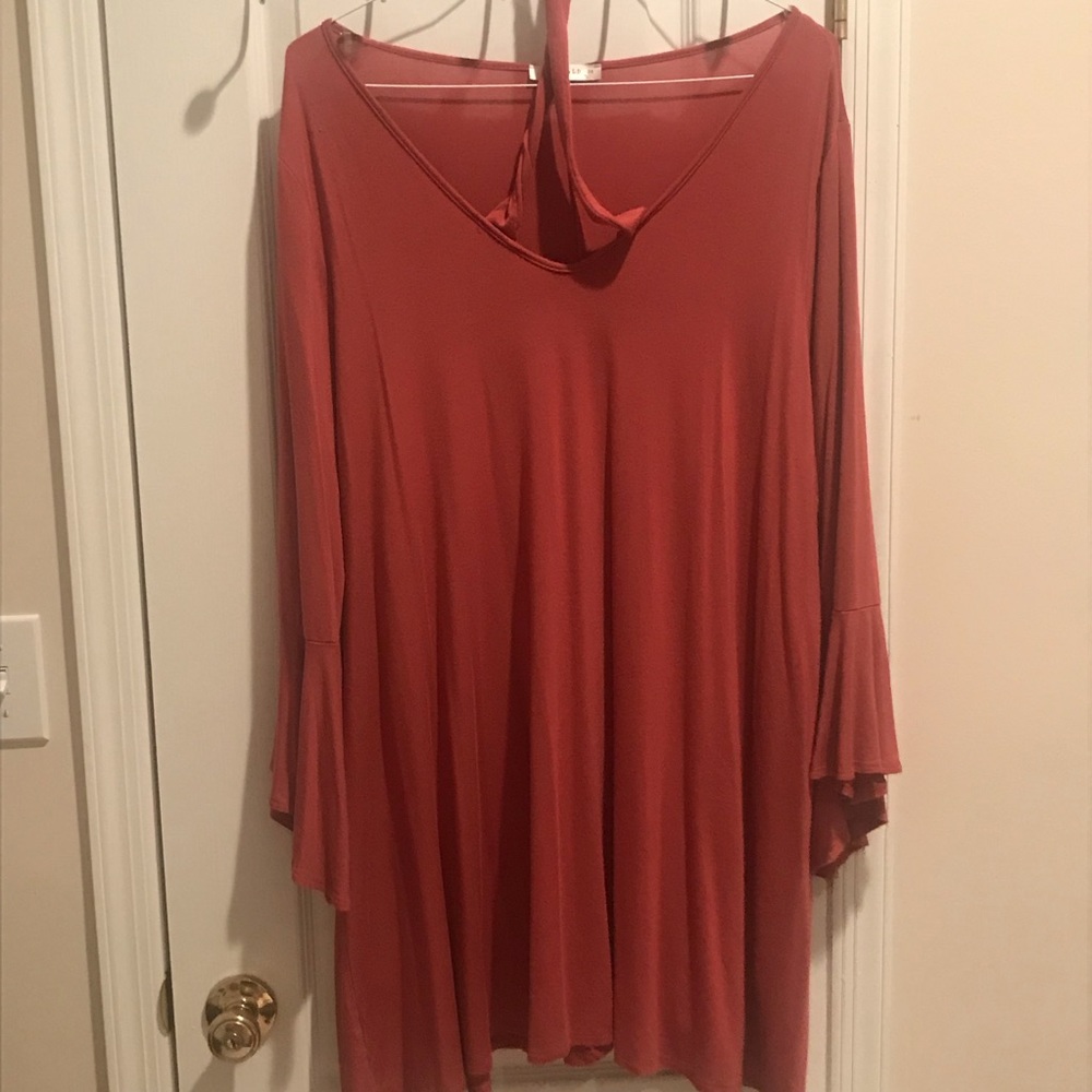 EMERALD rust colored tunic size 3X